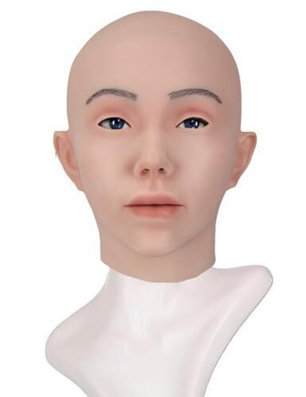 6595 Realistic Silicone Full Head Face Mask Freely Makeup for Crossdresser